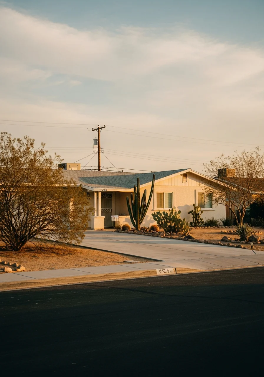 El Centro home exterior showing typical valley property features and maintained grounds.